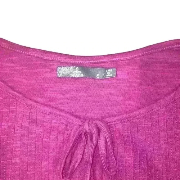 PRANA Women's Ocupas Popover Top in Orchid Bloom Size Small EXC CON - Picture 6 of 6